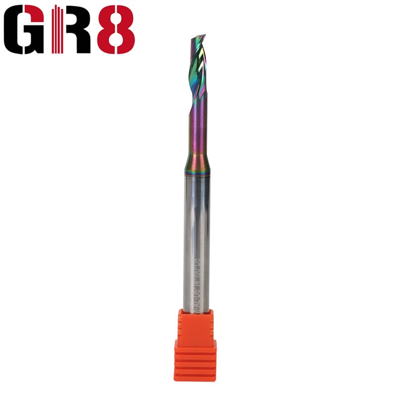 1 Flutes alumīnija apstrādes gala frēze